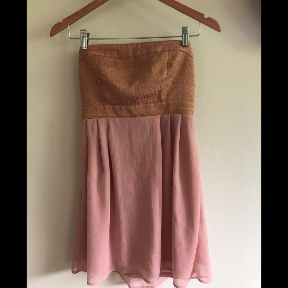 Sedona Strapless Chiffon Dress
